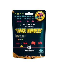 Powerbeärs - Space Invaders Gamer Gummies Bag in SRP - 24 x 125g