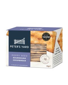 Peter's Yard - Poppy Seed Sourdough Crackers - 8 x 100g