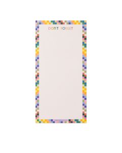 Raspberry Blossom - Rainbow Squares Dont Forget Scribbles Pad (52 Tear Off Pages) - 6 x 255g