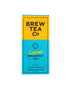 Brew Tea Co - Lemon Twisted Breakfast Tea (Loose Leaf) - 6 x 113g
