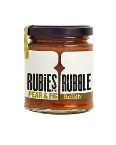 Rubies in the Rubble - Pear, Fig & Port Relish - 6 x 210g