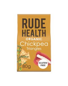 Rude Health - Organic Chickpea Triangles - 6 x 80g