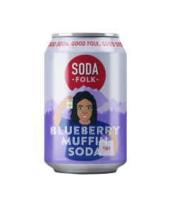 Soda Folk - Blueberry Muffin - 24 x 330ml