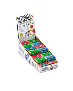 Seedball - Wildflower Seedball Colourful Bee Seed Boxes - 50 x 6g