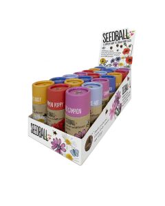 Seedball - Wildflower Seedball Tubes - Mixed Box - 21 x 22g