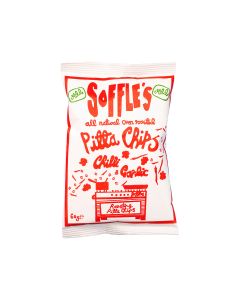 Soffle's - Chilli & Garlic Pitta Chips Mild - 15 x 60g
