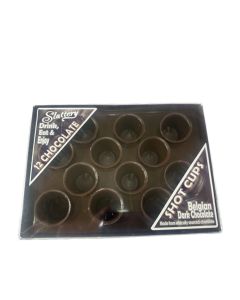 Slattery - Box of 12 Dark Chocolate Shot Cups - 12 x 220g