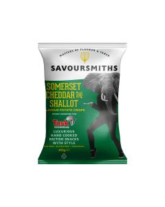 Savoursmiths - Somerset Cheddar & Shallot Flavour Potato Crisps - 24 x 40g