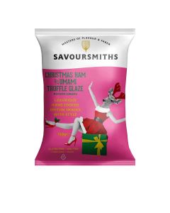 Savoursmiths - Christmas Ham with Umami Truffle Glaze Flavour Potato Crisps - 24 x 40g