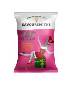 Savoursmiths - Christmas Ham with Umami Truffle Glaze Flavour Potato Crisps - 24 x 40g