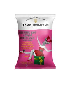 Savoursmiths - Christmas Ham with Umami Truffle Glaze Flavour Potato Crisps - 12 x 150g