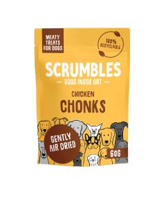 Scrumbles - Meaty Reward Treats for Dogs (Chicken Chonks) - 12 x 60g