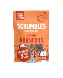 Scrumbles - Meaty Reward Treats for Cats (Chicken Krunchies) - 12 x 60g