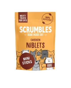 Scrumbles - Meaty Reward Treats for Cats (Chicken Niblets) - 12 x 50g