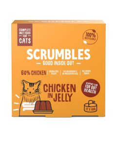 Scrumbles - Wet Cat Jelly Chicken Multipack (18 x Chicken) - 1 x 960g