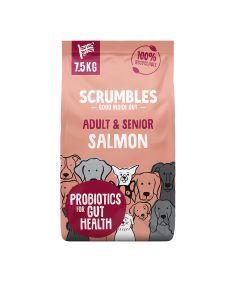 Scrumbles - Dog Dry Adult & Seniors (Salmon) - 1 x 7500g