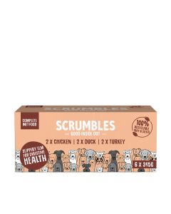Scrumbles - Grain Free Wet Dog Food Meat Multipack - 1 x 2370g