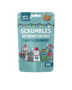 Scrumbles - Festive Meaty Treats for Dogs - 12 x 80g