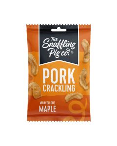 The Snaffling Pig - Marvellous Maple Pork Crackling - 12 x 40g