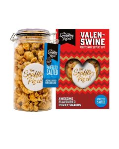 The Snaffling Pig - Valentine's Gift Box With Perfectly Salted Pork Crackling - 8 x 275g