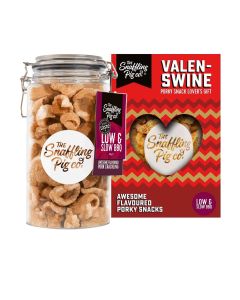 The Snaffling Pig - Valentine's Gift Box With BBQ Pork Crackling - 8 x 275g