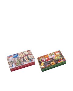 Sorini - Mixed Case of Christmas Time Tins with Chocolate Cream & Cereal - 7 x 185g