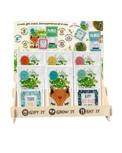 Greens & Greetings - Greens & Greetings Wooden POS Stand Unfilled - 1 x 600g
