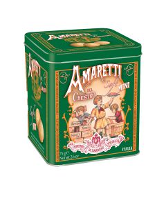 Chiostro di Saronno - Amaretti Mini Classic Soft Cube Tin - 12 x 75g