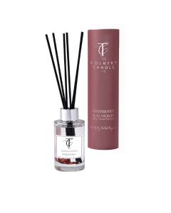 The Country Candle Company - Raspberry & Almond Pastel Reed Diffuser - 6 x 100ml