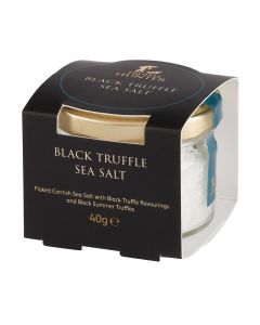 TruffleHunter - Black Truffle Sea Salt Pot - 6 x 40g