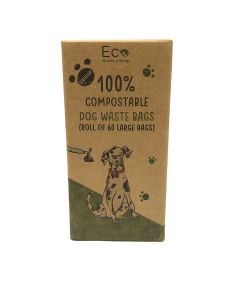 Eco Green Living - Dog Bags - 25 x 4 Rolls x 15Bags