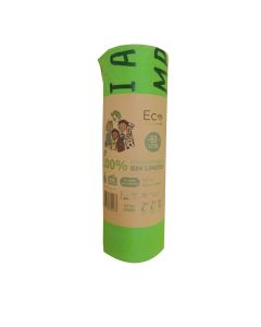 Eco Green Living - Compostable 60L Bin Liners (10 Bags) - 20 x 300g