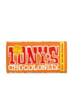 Tony's Chocolonely - Milk Chocolate, Caramel & Sea Salt - 15 x 180g