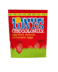 Tony's Chocolonely - Easter Eggs Milk Chocolate Pouch - 8 x 180g