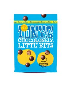 Tony's Chocolonely - Dark Chocolate Orange Flavoured Cocoa Biscuit Bits Mix - 8 x 100g