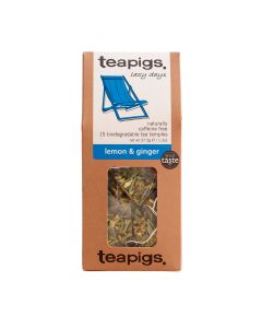 Teapigs - Lemon & Ginger - 6 x 15 Tea Bags 