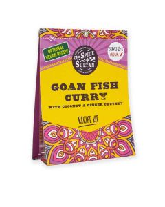 The Spice Sultan - Goan Fish Curry with Coconut & Ginger Chutney Meal Kit - 8 x 28g