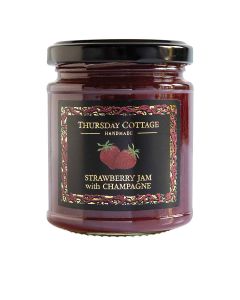 Thursday Cottage - Deluxe Strawberry Jam with Champagne  - 6 x 210g