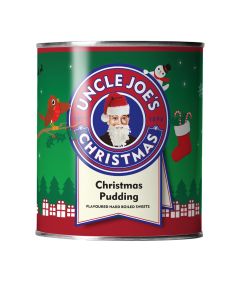 Uncle Joe's Mint Balls - Christmas Pudding Gift Tin - 6 x 120g