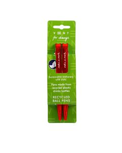 Vent for Change - Make a Mark Recycled Set of 2 Pens Red - 8 x 30g
