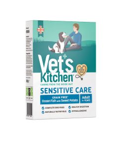 Vet's Kitchen - Wet Dog Food Sensitive Care Ocean Fish with Sweet Potato - 10 x 395g