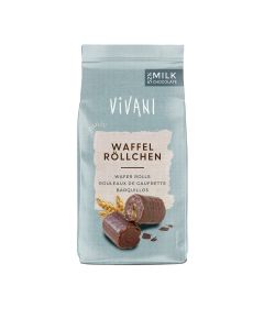 Vivani - Organic & Fairtrade Milk Chocolate Wafer Rolls Pouch - 6 x 125g