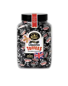 Walkers Nonsuch - Liquorice Toffees Jar - 7 x 1.25kg
