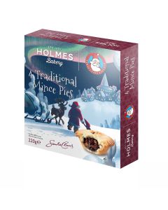 Holmes Bakery - Santa Claus Foundation 4 Pack Mince Pies - 16 x 220g
