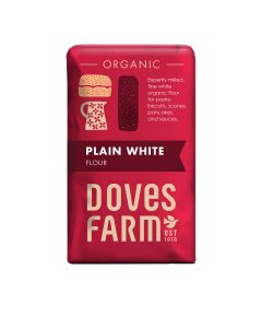 Doves Farm - Organic Plain White Flour - 5 x 1kg 