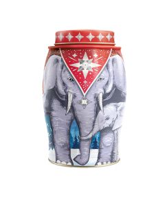 Williamson Tea - Winter Star Elephant Caddy containing 40 Earl Grey Teabags - 6 x 100g