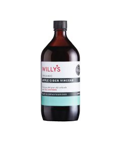 Willys ACV - Willy's Organic Apple Cider Vinegar with 'The Mother' 6 x 1LTR