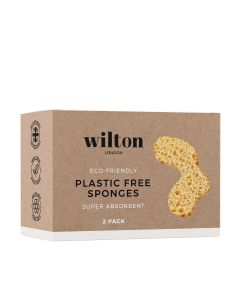 Wilton London Ltd - Eco Plastic Free Sponge - Twin Pack - 10 x 30g