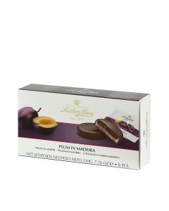 Anthon Berg - Plum in Madeira Marzipan and Dark Chocolate - 12 x 220g