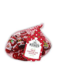 Bonds - Milk Chocolate Cream Filled Santa Nets - 64 x 60g